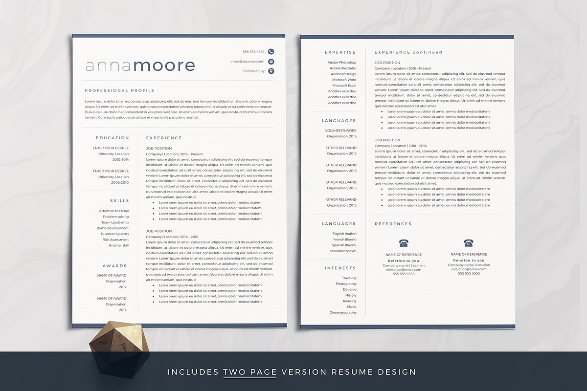 Resume Template, a Resume Template by TheResumeCoach (Photo 2 of 4)