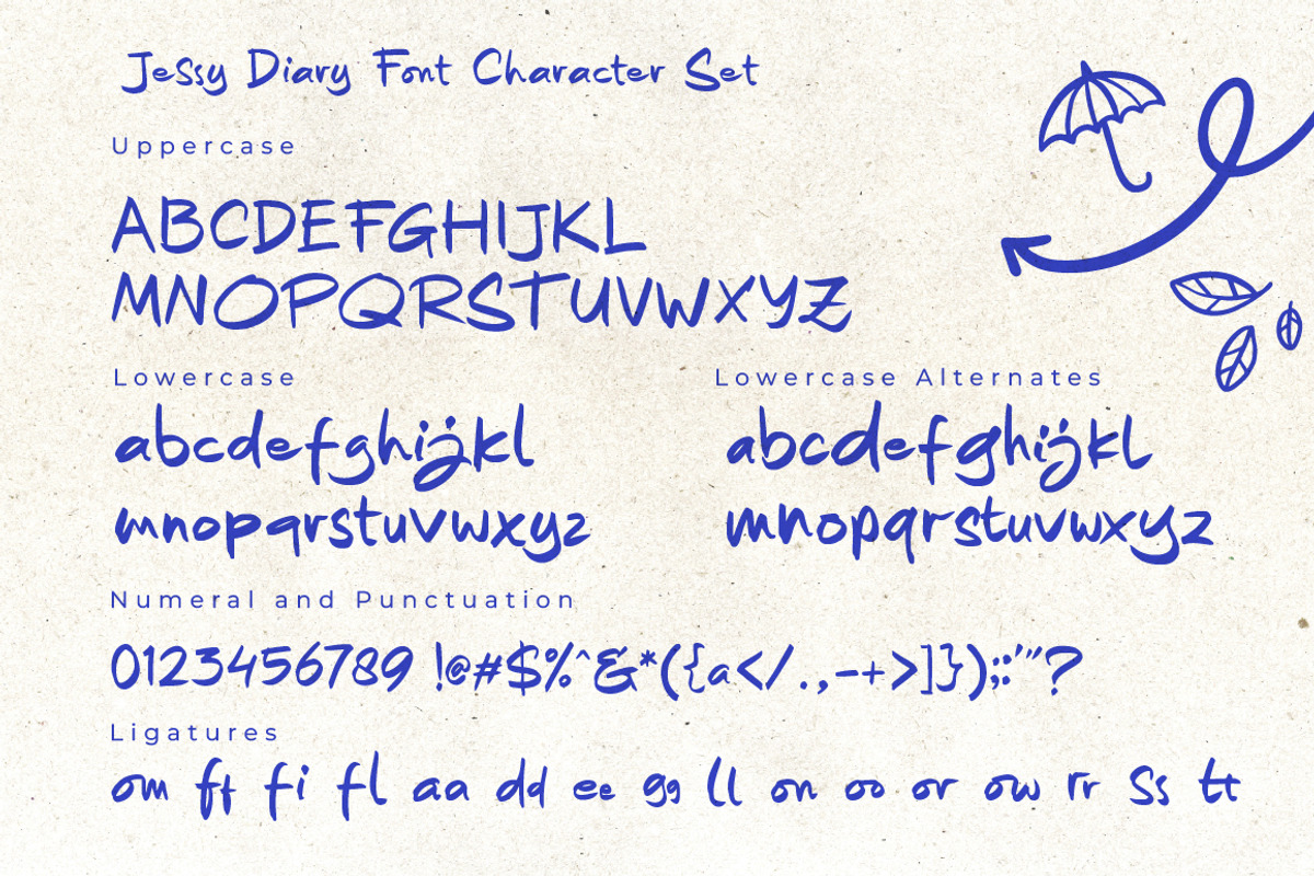Jessy Diary - Handwritting, a Handwritten Font by Olexstudio (Photo 7 of 7)