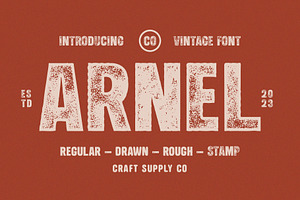 Arnel Vintage Font