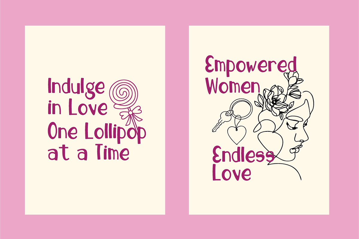 Lovelipop - Playful Font, a Handwritten Font by Berdansabersama (Photo 3 of 10)