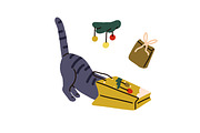 Cute, funny Christmas cats set, an Animal Illustration by Good Studio (Thumbnail 19 of 22)