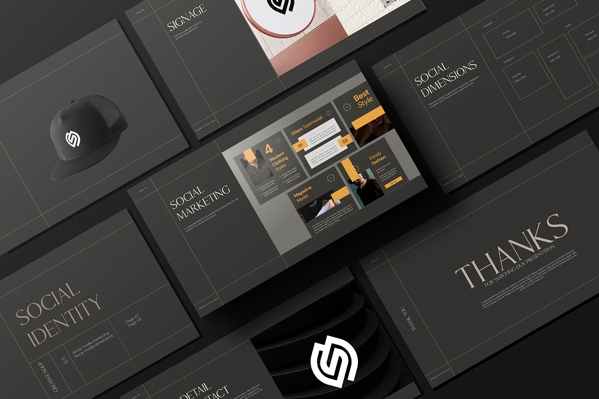 Royal | Brand Guidelines Template, a Presentation Template by CreativeSoup.io (Photo 10 of 11)