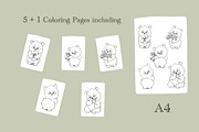 Panda Coloring Pages. Animals, an Animal Illustration by sheincar (Thumbnail 2 of 2)
