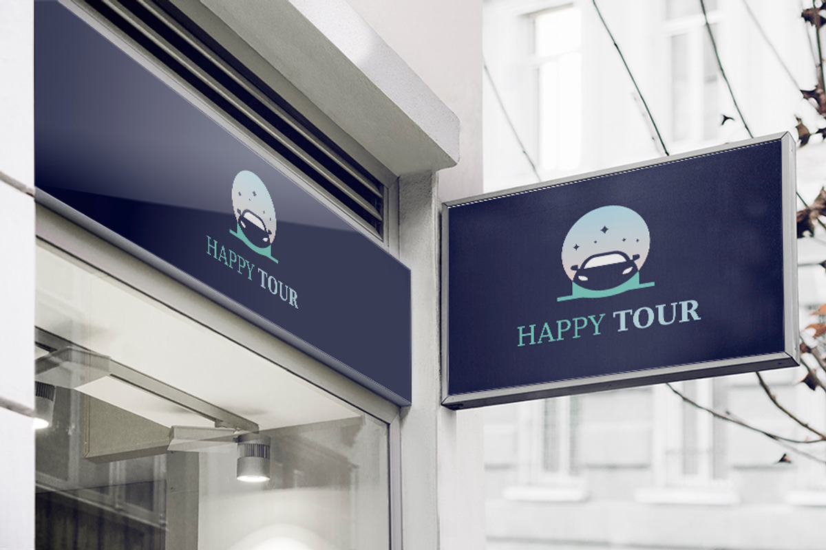 Happy Tour, a Branding & Logo Template by Cre8iveSense (Photo 4 of 4)