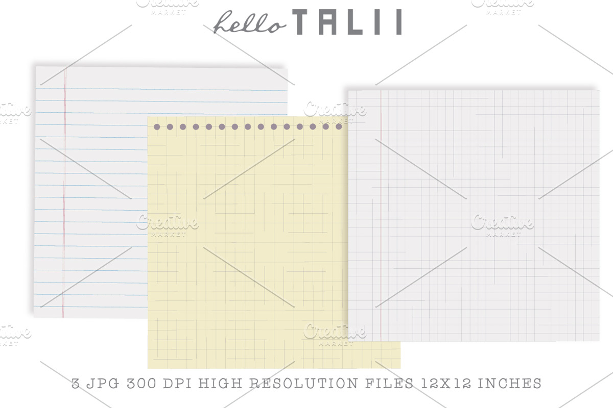 101 doodles clipart + 3 copybook JPG, an Education Illustration by Hello Talii (Photo 4 of 4)