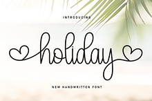 Holiday | Script Font