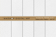 White Watercolor Paper Textures, a Texture Graphic by Maishop (Thumbnail 1 of 3)