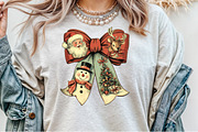 Christmas Coquette Bow PNG, an Illustration by Sublimation Artist (Thumbnail 5 of 9)