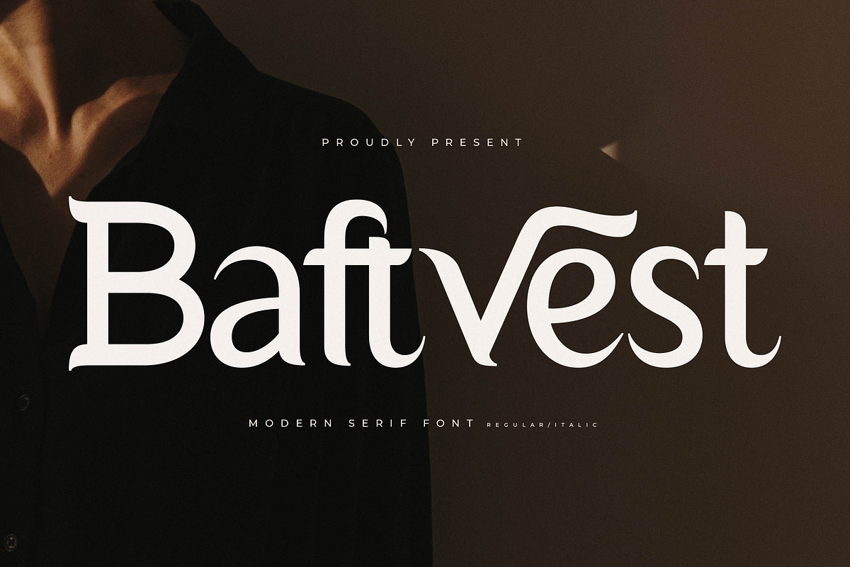 Baftvest Modern Serif Font, a Serif Font by Storytype Studio (Photo 1 of 15)