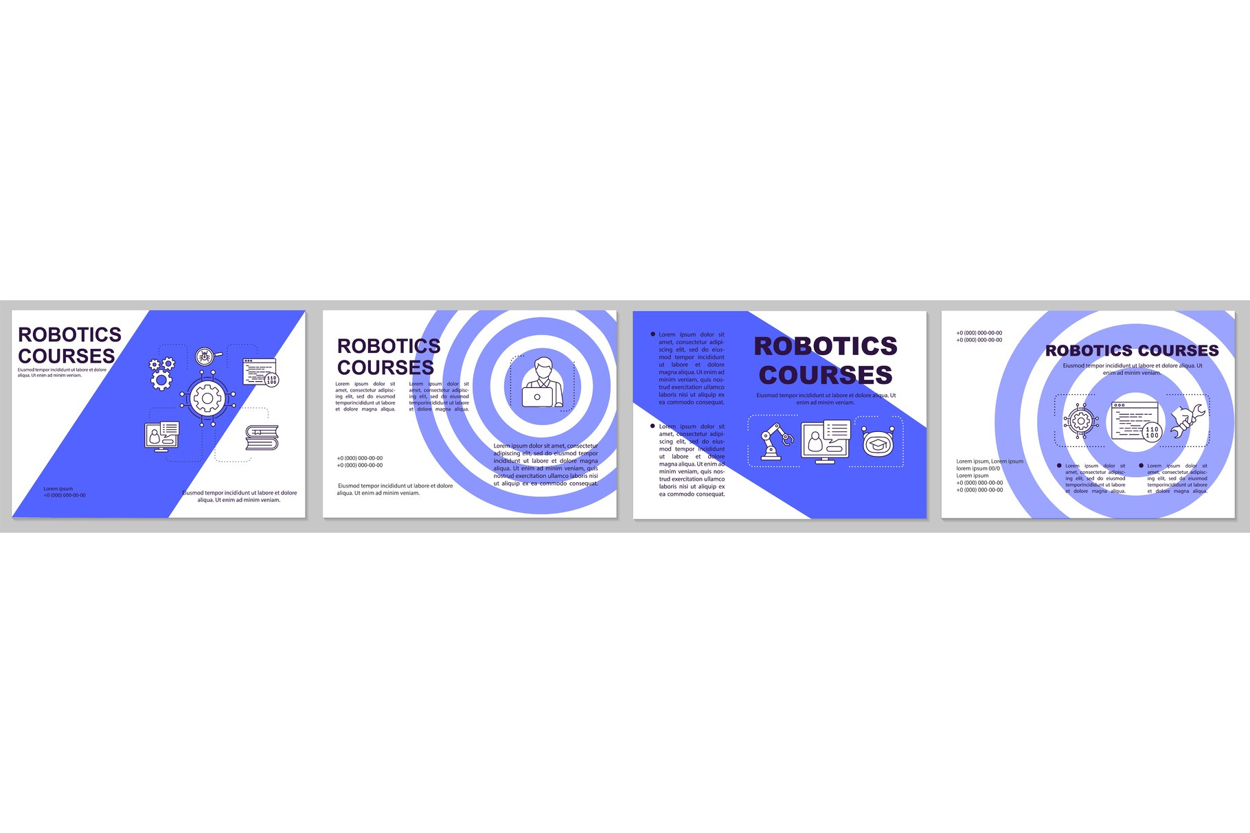 Robotics science brochure template, a Brochure Template by IMG Visuals