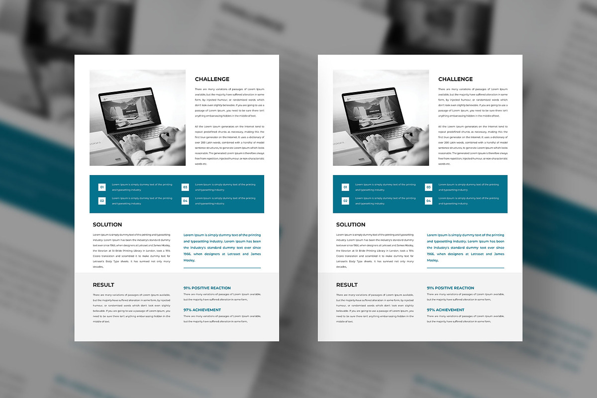 Case Study Flyer Template, a Flyer Template by Tanmoy Topu (Photo 3 of 3)