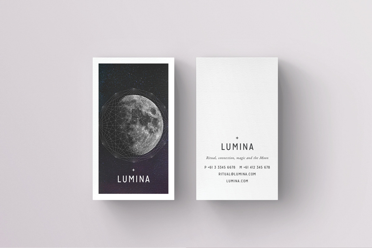LUMINA Business Card Template, a Business Card Template by 46&2 Collective (Photo 5 of 10)
