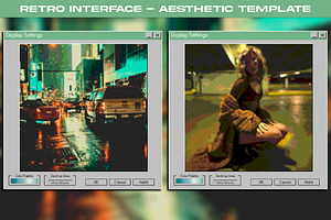 Retro Interface - Aesthetic Template