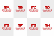 Letters MA MB MC MD ME MF MG MH Logo, a Branding & Logo Template by Pray Art Design Studio (Thumbnail 1 of 2)