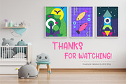 Cute Kids illustration posters. Art., a Decorative Illustration by KENO Mascots (Thumbnail 5 of 5)