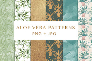 Aloe Vera Digital Paper