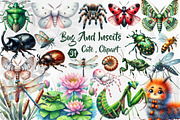 Bug And Insects Clipart, an Illustration by CreationArt (Thumbnail 1 of 5)