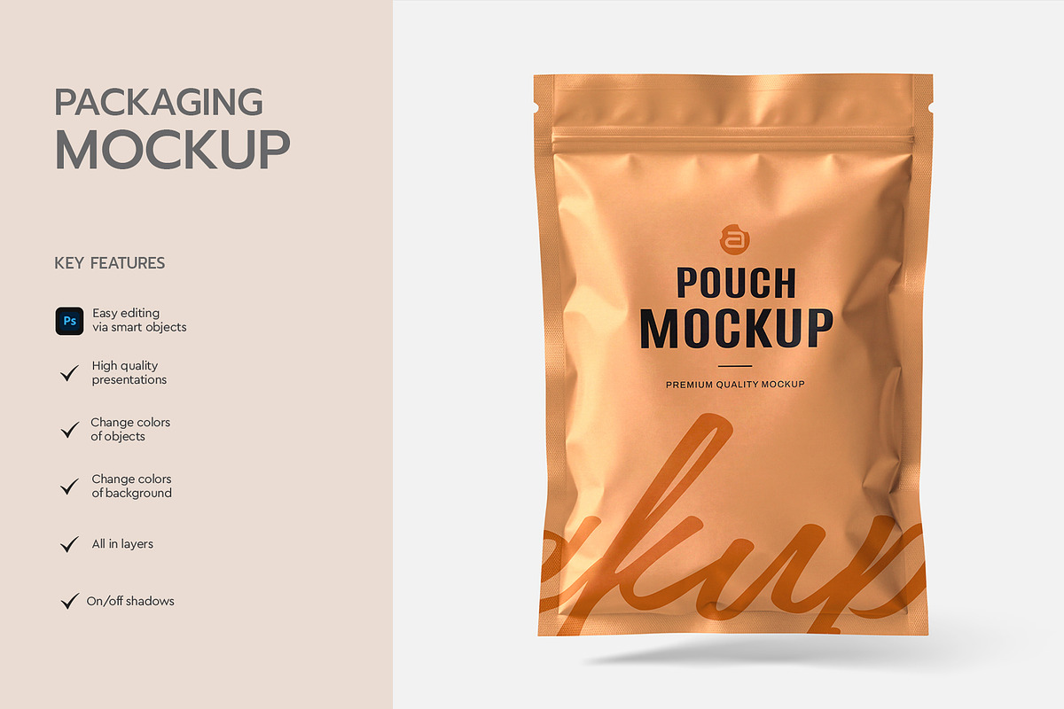 Stand Up Pouch Packaging Mockup, a Packaging Mockup by graphypix (Photo 2 of 4)