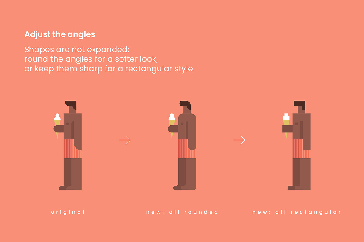 Geometric Life - Beach Activities, a Person Illustration by Léo Alexandre (Photo 4 of 16)