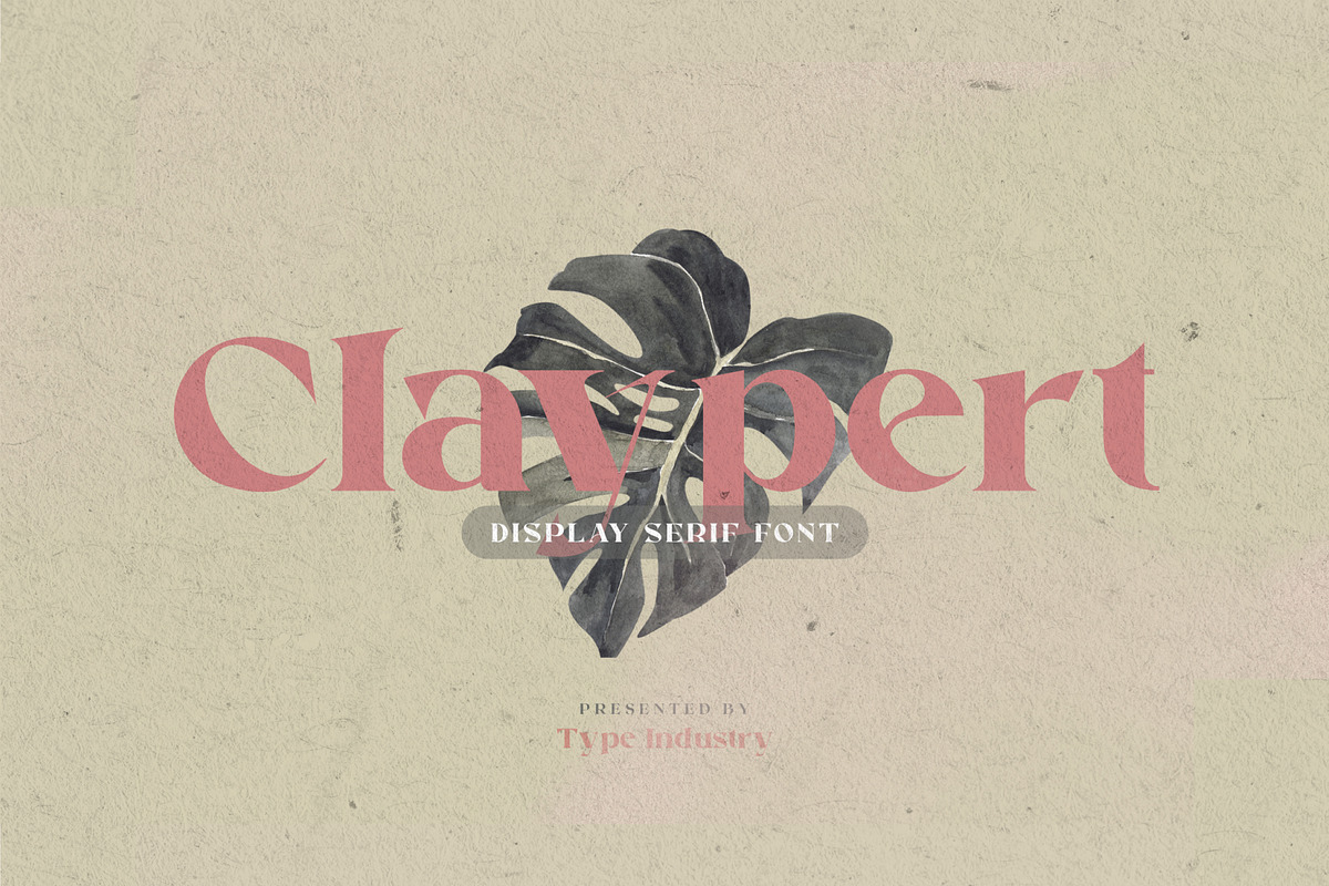Claypert Display Logo Font, a Serif Font by Morand Union (Photo 1 of 9)
