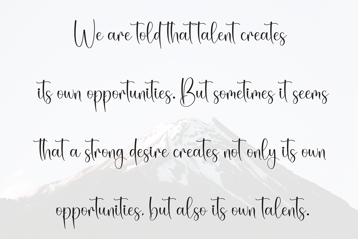 Wintersock | Script Font, a Handwritten Font by Scratchones (Photo 6 of 8)