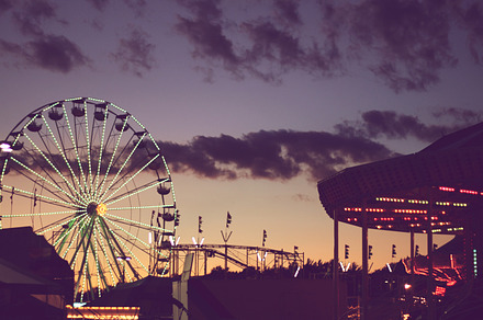 Carnival/Fair/Amusement Park Sunset
