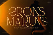 Grons Marune Elegant Serif Font, a Serif Font by Perfectype (Thumbnail 1 of 8)