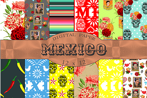 Mexican Themed Papers Mexico