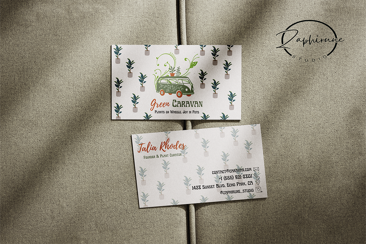 Plant Boutique Branding Bundle, a Branding & Logo Template by Zaphirune_Studio (Photo 5 of 5)