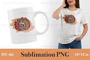 Pumpkin Sublimation PNG, a Seasonal Illustration by GlamArtZhanna (Thumbnail 2 of 3)