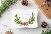 Christmas Watercolor collection, an Animal Illustration by Elena Medvedeva (Thumbnail 6 of 15)