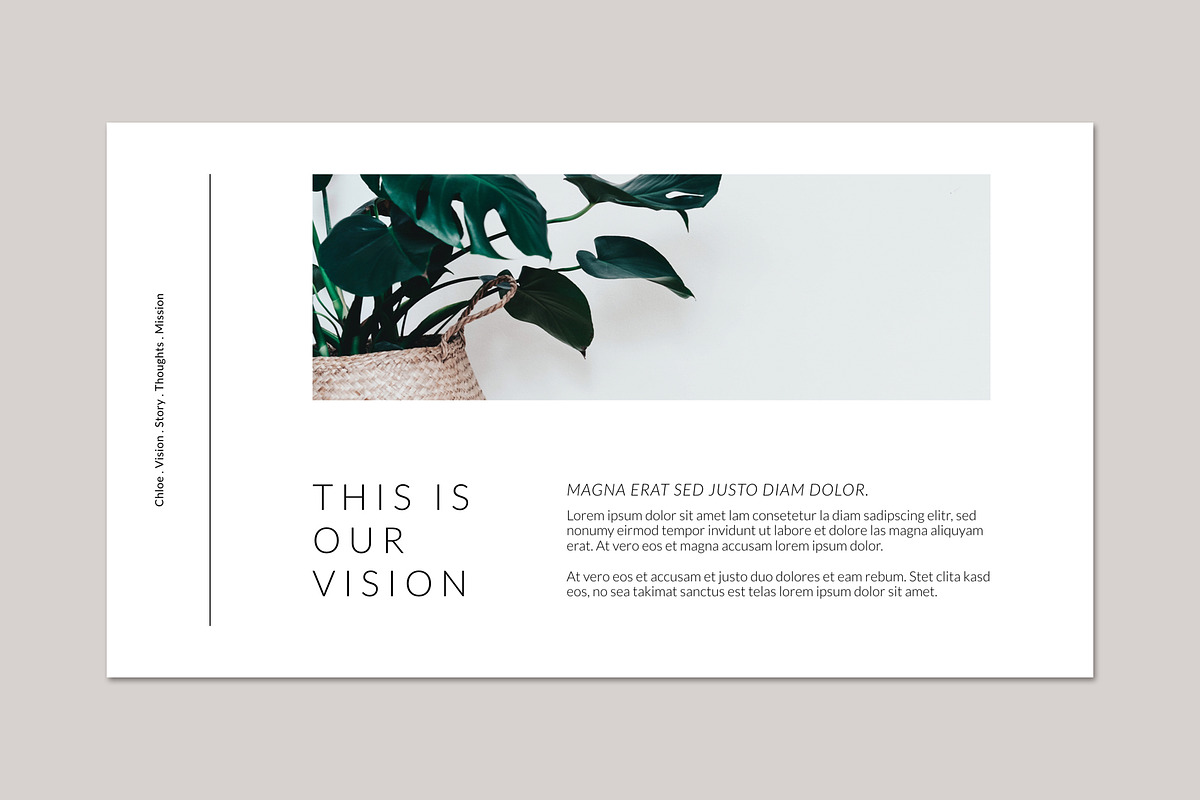 CHLOE Keynote Brand Guidelines, a Presentation Template by AgataCreate (Photo 2 of 13)