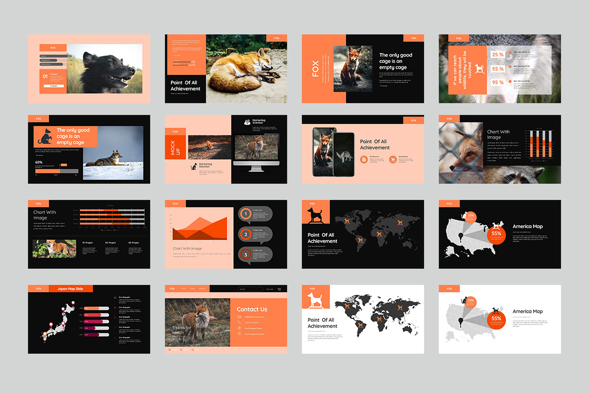 Fox Google Slide, a Presentation Template by Stock Shape (Photo 3 of 3)