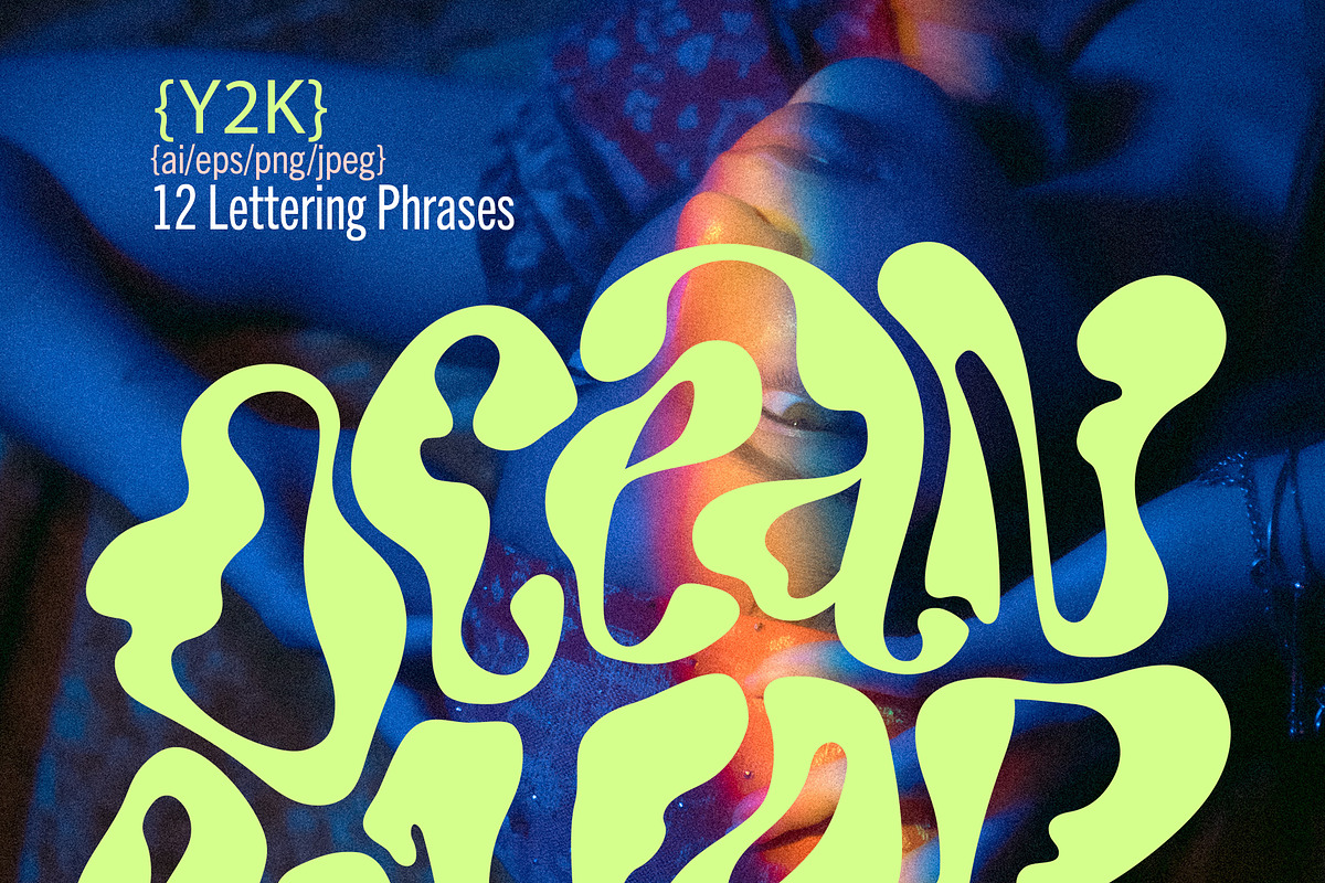 Y2K Lettering Vol.4 Summer Vibes, an Object Graphic by Oksana Trygub (Photo 13 of 15)