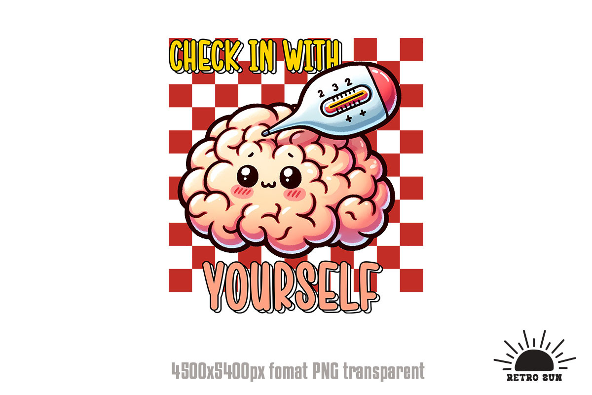 Cute Mental Health Sublimation, an Object Graphic by GlitterCraft (Photo 15 of 21)