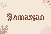 Qamassan Luxury Retro Vintage+BONUS, a Sans Serif Font by Anomali Creatype (Thumbnail 1 of 18)
