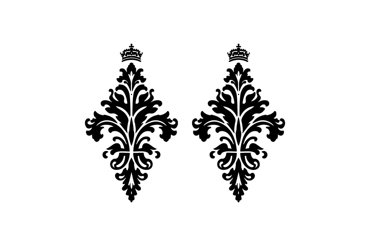 Vintage Filigree Earring SVG Bundle, an Object Graphic by jahid234 (Photo 9 of 13)