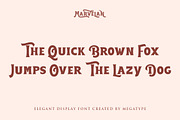 Marvelan, a Serif Font by Megatype (Thumbnail 4 of 10)