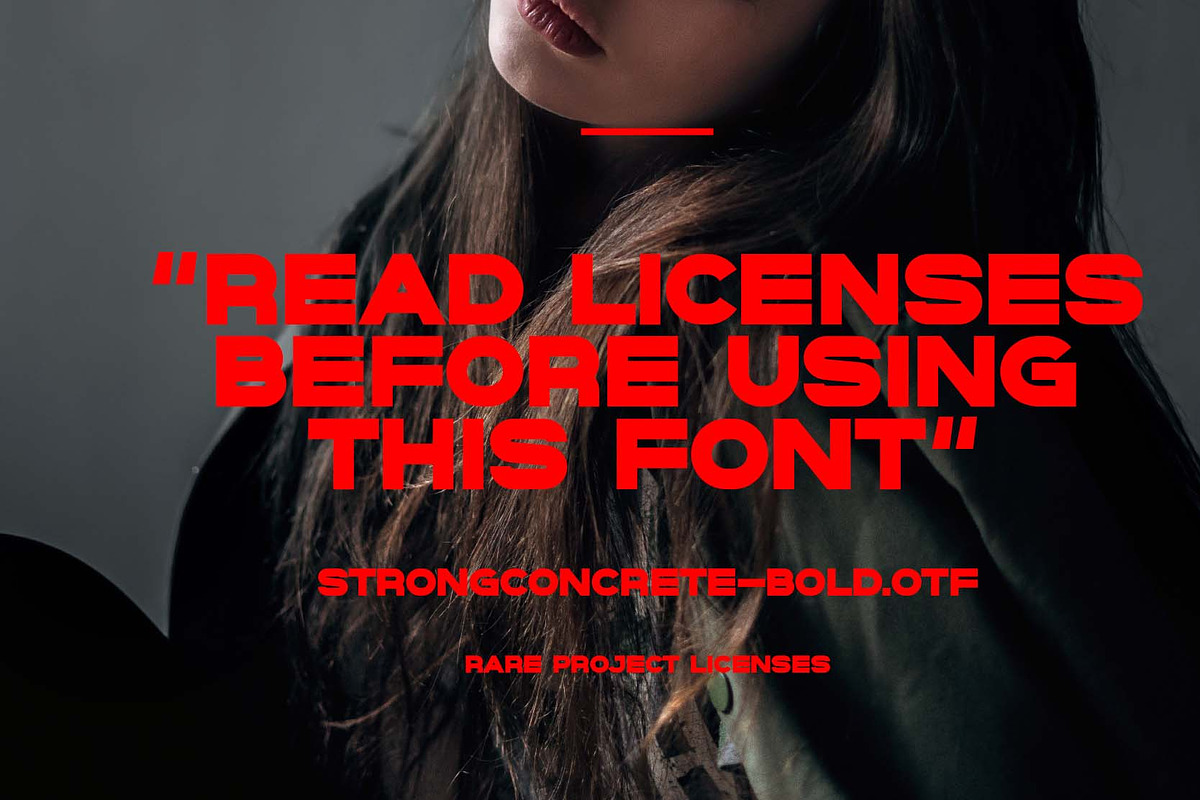 Strong Concrete - Display Font, a Sans Serif Font by freeject.net (Photo 7 of 8)