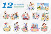 Father's Day Watercolor Illustration, a Person Illustration by CreativeValuation (Thumbnail 3 of 12)