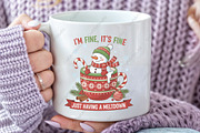 Funny Cute Snowman Christmas PNG, an Illustration by CraftArtStudio (Thumbnail 3 of 4)