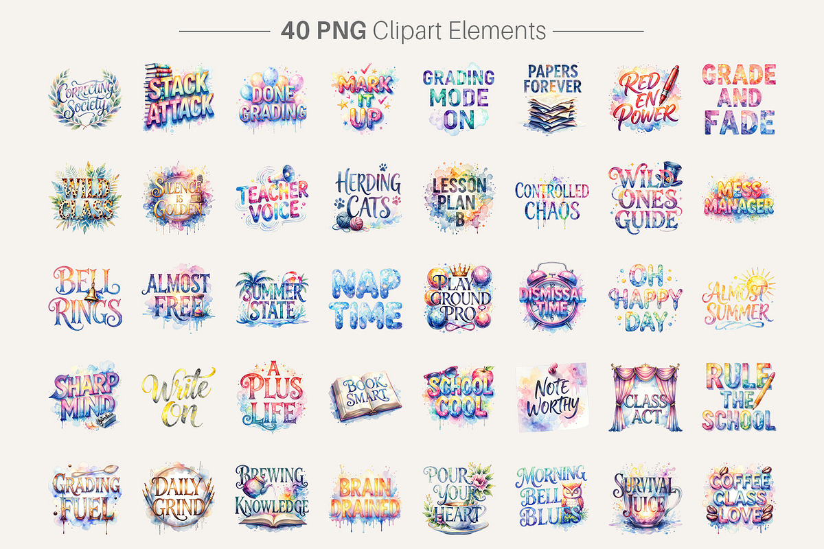 Retro Teacher Sublimation PNG, an Illustration by Artnoy (Photo 2 of 8)