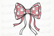 Halloween Pink Ghost Coquette Bow, an Illustration by OK Design (Thumbnail 1 of 4)