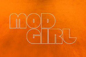 Mod Girl | Modular Display Typeface