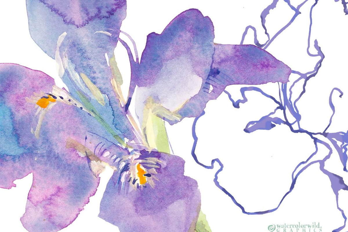 Shades of Blue-watercolorBundle, an Illustration by watercolorwild.graphics (Photo 10 of 11)