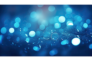 water navy blue bokeh ai generated, a Nature Photo by pikepicture