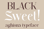 Aghisna Display, a Script Font by Typehill (Thumbnail 10 of 12)