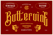 Buttervine - Vintage Display Font, a Font by Hanstype.com (Thumbnail 1 of 11)