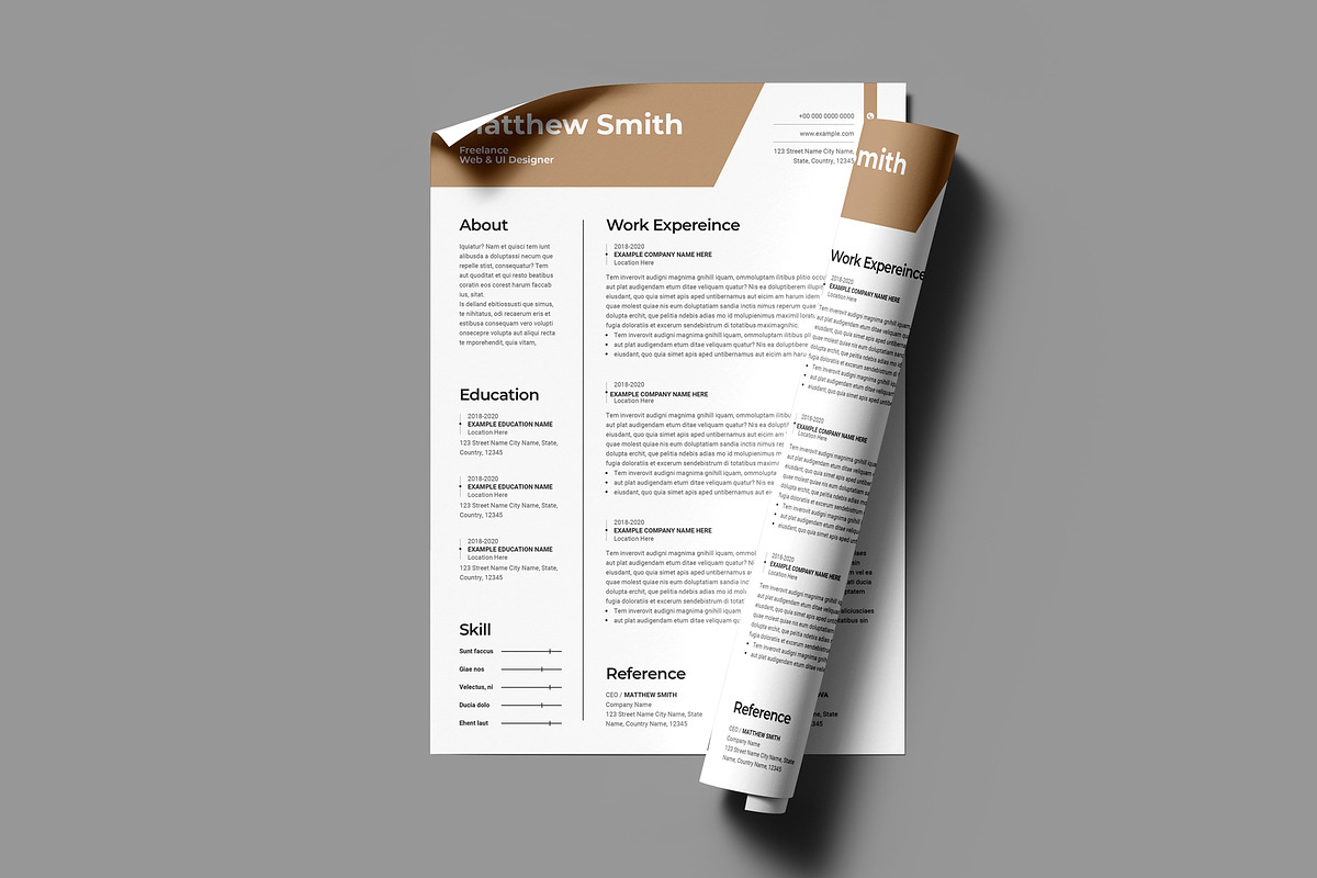 ATS Friendly Resume Template, a Resume Template by PixelStudio (Photo 4 of 4)