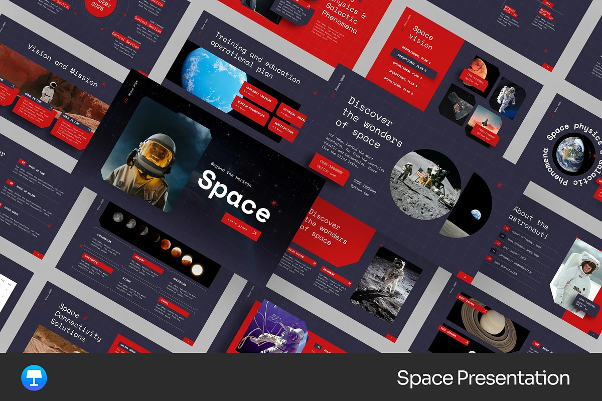 Space Universe Keynote, a Presentation Template by Fit-tee (Photo 1 of 2)
